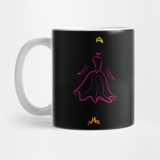 Dress of princess Mug